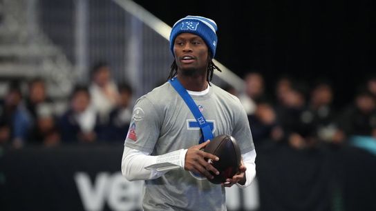 Cowboys WR George Pickens at mincamp, not participating in drills (NFL)
